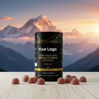 Bonbons gélifiés au Shilajit de l'Himalaya OEM/ODM 3000mg sans gluten pour l'énergie et l'immunité des adultes