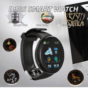 Hot Sale D18S Smart Watch <strong>CE</strong> FC Rohs Certified Fitness Sleep Tracker Blood Pressure Monitoring Android Compatible Macaron Reloj - Product Image 2