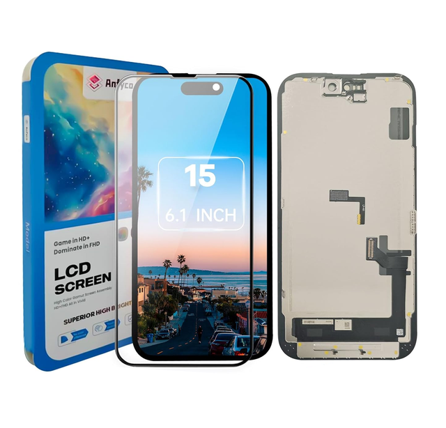 Phone Screen Replacement Incell LCD Mobile Display Touch Assembly for 15 Pro Mobile Repair Parts