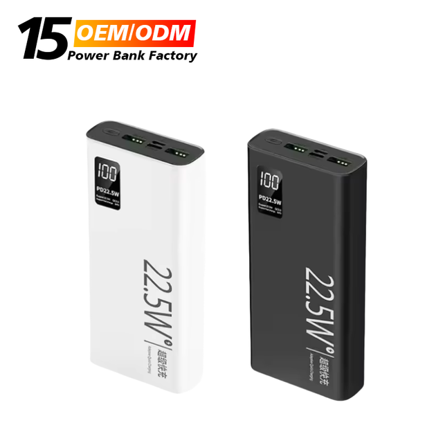PD22.5W Fast Charger Mobile Power Bank 20000mAh OEM Power Bank Portable Charger External Battery 20000mAH Power Banks