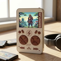 Consola de juegos portátil GAMINJA U.S. en stock y batería externa MagSafe con 400 juegos retro de 8 bits sin licencia, batería grande de 5000 mAh