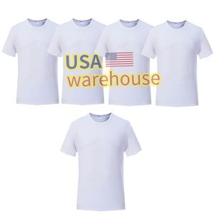 Sublimation Us Warehouse <b>100</b> <b>Polyester</b> <b>Shirt</b> Wholesale Tee T-<b>Shirt</b> Sublimations Blank T <b>Shirts</b> - Product Image 1
