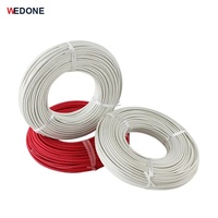 Kabel Tahan Panas Wedone WD-03 1000C Berisolasi Mika, Kawat Tembaga Bebas Oksigen Berlapis Serat Kaca 0.6/1 KV untuk Mesin