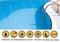 Rouleau de bâche DERFLEX pvc 1150g, revêtement de piscine, bâche enduite PVC