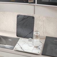 Tapis de comptoir de cuisine en Silicone écologique classique plateau de séchage en pierre à sucer les fluides tampon de vidange pour usage domestique et commercial