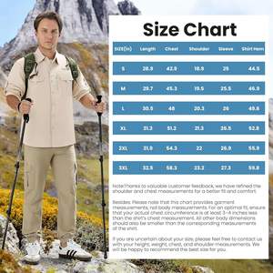 Camisas de Pesca Ligeras para Hombre 2025 con Protección Solar UV UPF 50+, Secado Rápido, Refrigerantes, con Botones, para Trabajo, Senderismo y Safari - Product Image 3