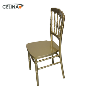 Celina ความทนทานเชิงพาณิชย์เรซินแข็งและท่อเหล็กด้านในการก่อสร้างฟาแย็ตต์นโปเลียนเก้าอี้ร้านอาหาร - Product Image 3