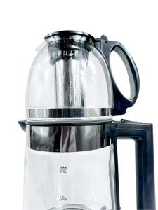 Hộ gia đình đôi thép không gỉ Ấm đun nước nóng gà tây hạt giống và mẹ nồi ấm đun nước điện Thổ Nhĩ Kỳ ấm trà đặt máy nước nóng - Product Image 4