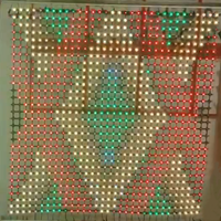 Écran LED à mailles de pixels RGB pour extérieur, éclairage ponctuel, affichage LED