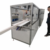 Ligne de production d'extrudeuse à double vis de machine de conduit de fil électrique d'UPVC PVC goulotte de câble en forme de U