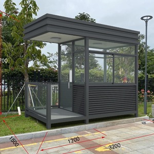 Caseta de Seguridad para Exteriores 3200x1500mm, Marco de Aluminio, Diseño Contemporáneo y Duradero, para Uso en Entradas - Product Image 1