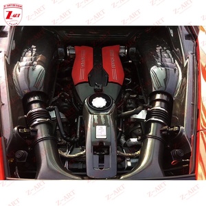 Cubierta de motor de fibra de carbono 488 para tapa trasera de fibra de carbono 488 para 488 GTB 2015 cubierta embellecedora de motor de fibra de carbono 2020- - Product Image 2