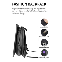 Mochila Publicitaria LCD con Pantalla Digital Portátil, Compatible con 4G, con Batería, Señalización Digital