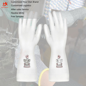 Female Durable Rubber Household <strong>Gloves</strong> Waterproof <strong>Plastic</strong> Clothes Dishwashing <strong>Gloves</strong> Home Kitchen Cleaning Housework <strong>Gloves</strong> - Product Image 1