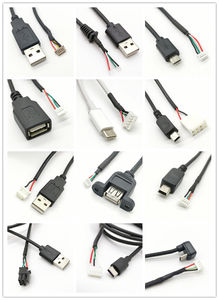 5 ס "מ סוג ג 5 ליבה זכר מחבר ל-שקע נשי ישר סיליקון כבל נתונים - Product Image 5