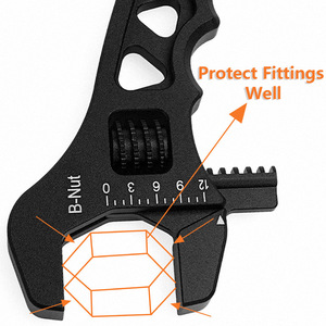 Adjustable Aluminum Wrench AN3-AN12 Oil Pipe Connector <b>Tool</b> For Auto Repair - Product Image 2