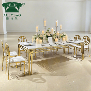Modern Luxury Dining Room Furniture 8 Seater <b>Mirror</b> Glass <b>Top</b> Stainless Steel Dining <b>Table</b> - Product Image 4