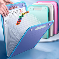 Carpeta de Archivo Expandible Tipo Acordeón con Diseño de Xiao Meng, Organizador de Documentos Portátil para Estudiantes, Bolsa para Papel A4, Útiles Escolares