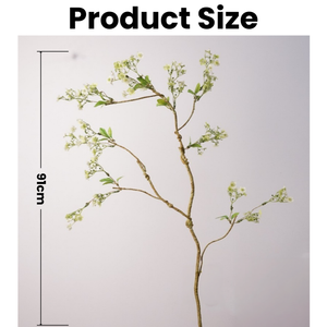 High Quality Artificial Silk Cloth Baby Breath <b>Branch</b> Artificial Green Baby Breath <b>Branch</b> <b>for</b> Wedding Party Home <b>Decoration</b> - Product Image 2