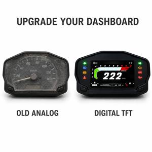Compteur de vitesse numérique TFT pour moto, tachymètre, odomètre, multi-interface, Bluetooth, jauge réglable, en promotion - Product Image 5