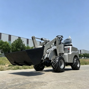 Mini Electric <b>Wheel</b> Loader 4WD for Farm and Garden Use <b>Small</b> Electric Radlader with Lithium Battery - Product Image 1