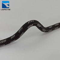 Benutzer definierte Farbe Logo Stilvolle Nylon geflochtene elastische reflektierende Schnürsenkel verstellbare Laufs chuh schnur Geflochtene elastische reflektierende Schnur