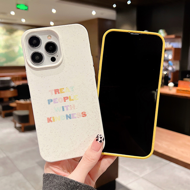 2026 Newest Custom Wheat Straw Recycled Eco Friendly Cases 100% Biodegradable Phone Casefor iphone 17 17pro 17pro Max 17air 16
