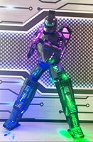 Costume de mascotte robot LED lumineux pour adulte, nouvelle conception de Guangzhou Namchi, taille adulte, pour la marche, club de nuit, costumes de robot LED