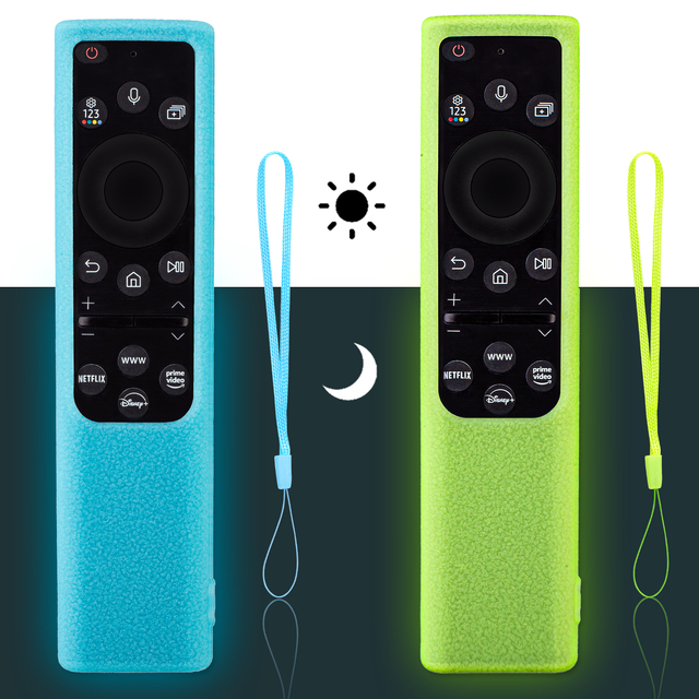 Wholesale Custom Silicone Cover Samsung Smart TV Solar Remote Control Case with Rolling Code Waterproof & Anti-Drop