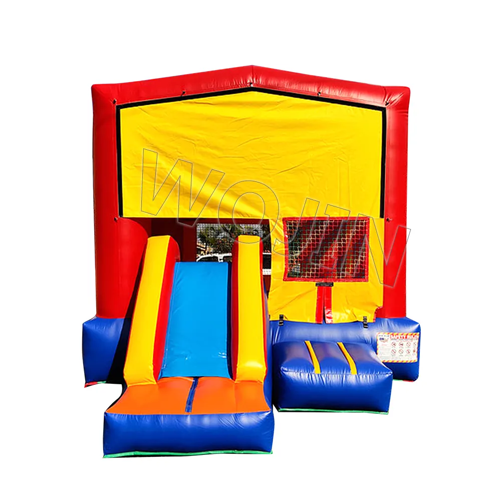 Bán Chạy Nhất Inflatable Bouncer Bouncy Castles Combo TRƯỢT 4 Trong 1 Combo Jumping Castles Trong Bán