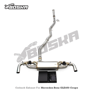 Sistema de Escape Catback de Alto Flujo Personalizado SS304 para Mercedes-Benz GLE450 Coupé W167 3.0T 2020-2024 Válvula Boska Racing - Product Image 2