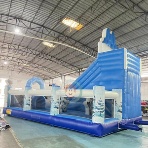 <span class=keywords><strong>Castillo</strong></span> Inflable de Juegos con Tobogán, Diseño de <span class=keywords><strong>Frozen</strong></span>, para Uso Comercial - Product Image 3
