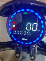 60V Tahan Air 65Km/jam 1000W Skuter Moped Listrik Sepeda Motor Jalanan Off-Road Layar LCD Baterai Lithium Tidak Termasuk