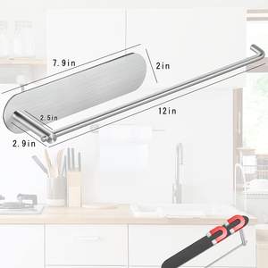<span class=keywords><strong>Porte</strong></span>-mouchoir magnétique Tige de <span class=keywords><strong>serviette</strong></span> de cuisine Cadre de rouleau de <span class=keywords><strong>serviette</strong></span> en acier solide avec support magnétique puissant - Product Image 6