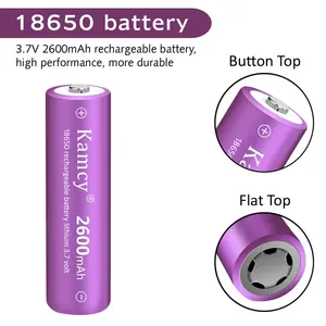 Baterai Lithium Ion Isi Ulang 18650 Desain Silinder 5000 2000mAh <span class=keywords><strong>3</strong></span>.7V untuk Baterai Digital - Product Image 6