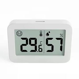 Schermo LCD elettronico sveglia termometro per uso domestico igrometro grande Display misurazione <span class=keywords><strong>dell</strong></span>'<span class=keywords><strong>umidità</strong></span> della temperatura interna - Product Image 1