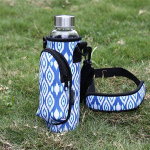 2024断熱ウォーターボトルスリーブ自転車ネオプレン自転車ウォーターボトルホルダー、ショルダーストラップボトルカバー付き高レベル - Product Image 6