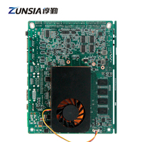 OEM motherboard Intel 8th i3/i5/i7 CPU tertanam X86 papan onboard 4G RAM 2 * LAN 6 * COM Motherboard PC Mini Motherboard industri