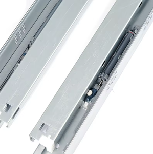 תחתון מודרני רכוב 3 קיפול מגירה מדריך שקופיות מסילות סגור רך תחת ערוץ טלסקופי הר - Product Image 3