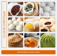 Machine automatique de fabrication de pains chinois à la vapeur de haute qualité, machine à baozi et siopao, machine à pains à la viande de porc