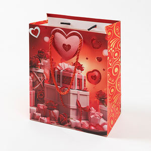 กระเป๋าของขวัญสุดพิเศษรูปหัวใจสีแดงสีทองสุดโรแมนติกสำหรับคนรักดีไซน์สุดพิเศษพร้อมช่วงเวลาที่แสนหวาน - Product Image 2