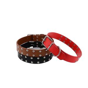 Casual Aluminum <span class=keywords><strong>Dog</strong></span> <span class=keywords><strong>Collars</strong></span> Anti-Bite Chain Belts Fabricant-Cordes de rétrotraction fournies Laisses de baseball pour animaux de compagnie-Vente en gros - Product Image 1