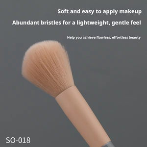 Ensemble de 5 pinceaux de maquillage <span class=keywords><strong>Michelle</strong></span> - Fibres synthétiques à poils doux pour débutants, avec étui portable - Product Image 4