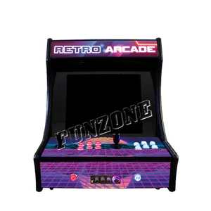 Mini boîte Pandora 3D de table à 2 joueurs portable Arcade Classic Games 19 "Lcd Screen Bartop Arcade Game Machine