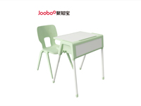 Ensemble de bureau et chaise pour lycée avec hauteur réglable, mobilier d'étude en métal confortable pour une utilisation en classe