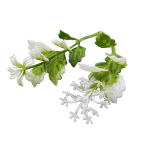 Plantes artificielles de fougère Wen Hope, verdure pour décoration murale intérieure, bouquets de fougères décoratifs, fleurs blanches, feuilles vertes - Product Image 5