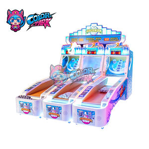 Machine de jeu d'arcade de <span class=keywords><strong>bowling</strong></span> vidéo intérieure colorée pour 3 joueurs, nouvelle, à monnayeur - Product Image 3