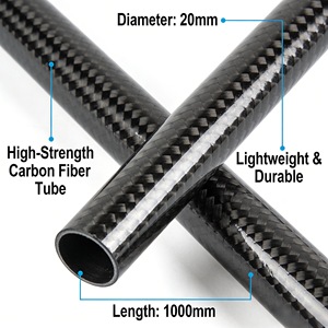 Tubo de Fibra de Carbono Duradero SHENYU, Tubo de Carbono de Baja Densidad y Alta Resistencia - Product Image 3