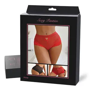 Ohyeah Brand Ready To Ship Mesh Fabric With Widened Elastic Sexy High Waist Perspective Panty Sexy Lingeries Panty