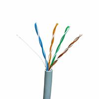 Cable de Red Ethernet de Alta Calidad, Cobre, 1000 pies, SF/UTP, CCA, Cat5E, Revestimiento de PE, 8 Conductores, para Interiores, LAN, Datos, 100BaseTX, PoE